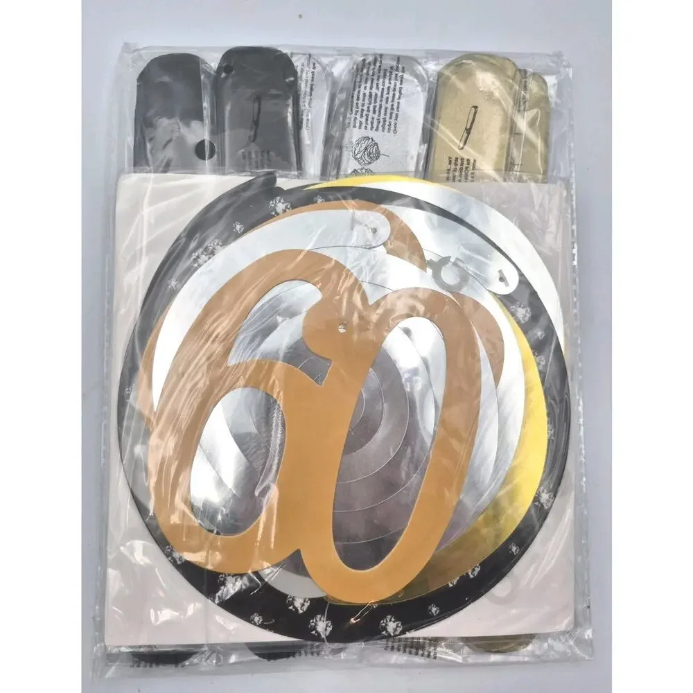 60th Birthday Party Decoration Kit Streamers Signs NEW